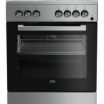 BEKO Cooker 3 Gas + 1 Electric - FSET63110DX Semi inox
