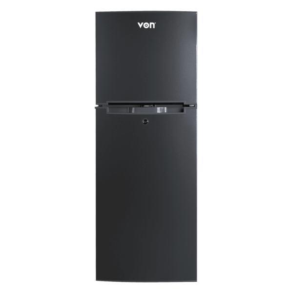 Von 138L Double Door Fridge - Silver VART-18DMS