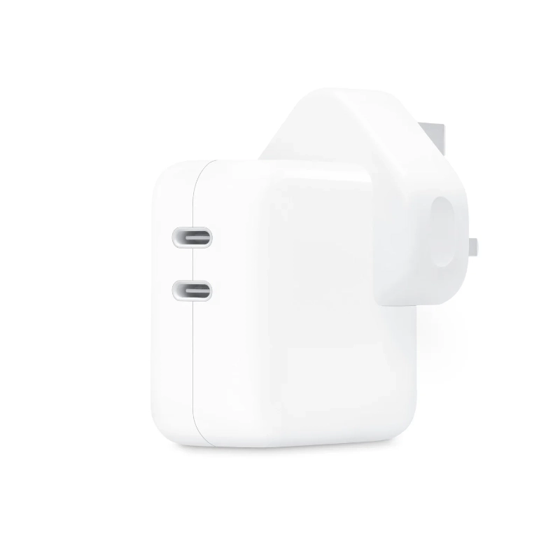 Apple-Dual-USB-C-35W-Port-Compact-Power-Adapter.webp Apple Dual USB-C 35W Port Compact Power Adapter - Image 1