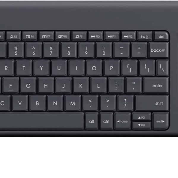 Logitech Wireless Keyboard with TouchPad K400 Plus – White